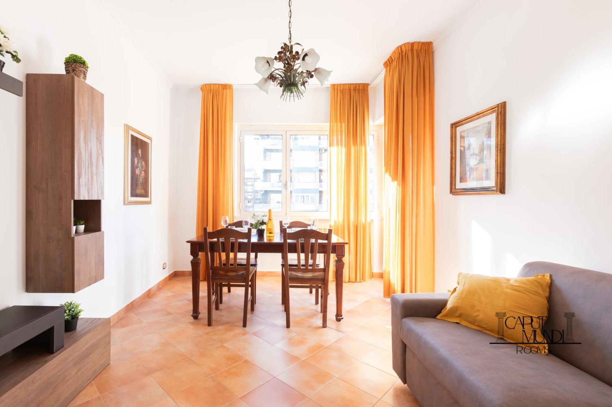 Caput Mundi Rooms - 100Mt To Metro A, Terrace, A-C, 15 Min To Center Rome Luaran gambar