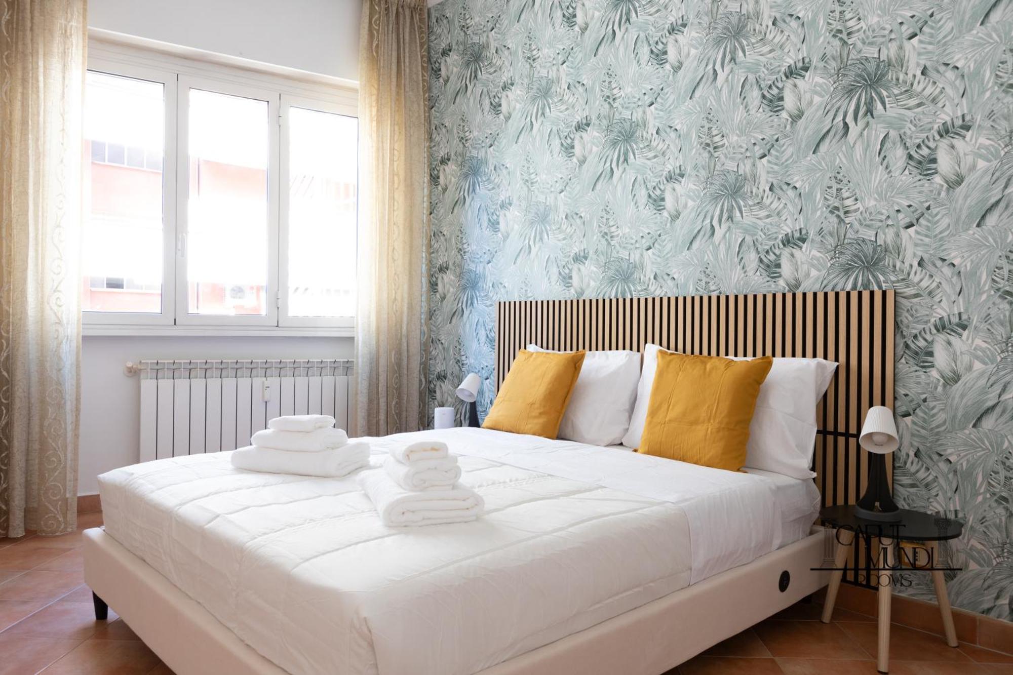 Caput Mundi Rooms - 100Mt To Metro A, Terrace, A-C, 15 Min To Center Rome Luaran gambar