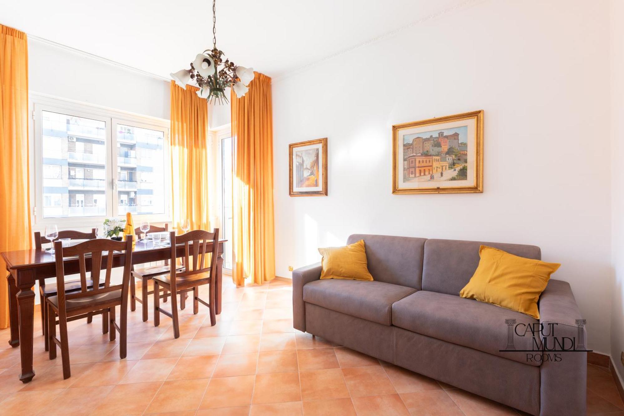 Caput Mundi Rooms - 100Mt To Metro A, Terrace, A-C, 15 Min To Center Rome Luaran gambar