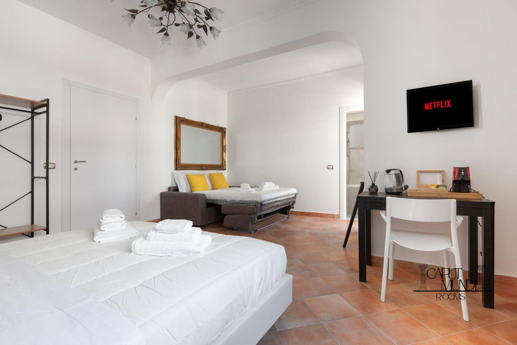 Caput Mundi Rooms - 100Mt To Metro A, Terrace, A-C, 15 Min To Center Rome Luaran gambar